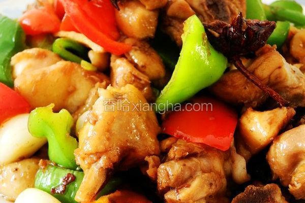 菜椒炒鸡块