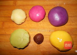 色彩缤纷冰皮月饼的做法图解13