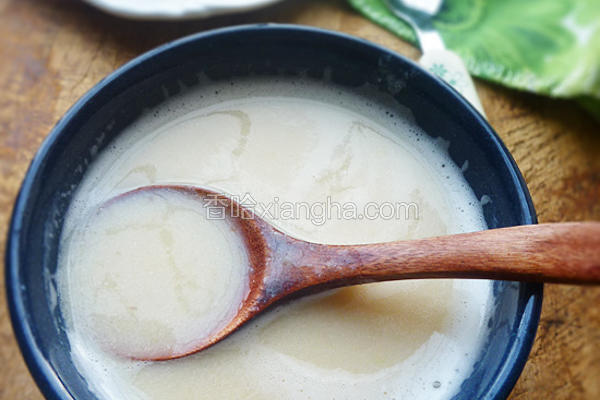 熟豆豆浆