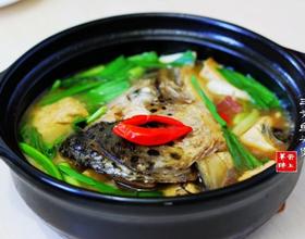 三文鱼头煲[图]