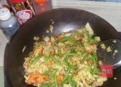 快手炒面的做法图解4