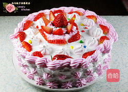 草莓生日蛋糕的做法图解21
