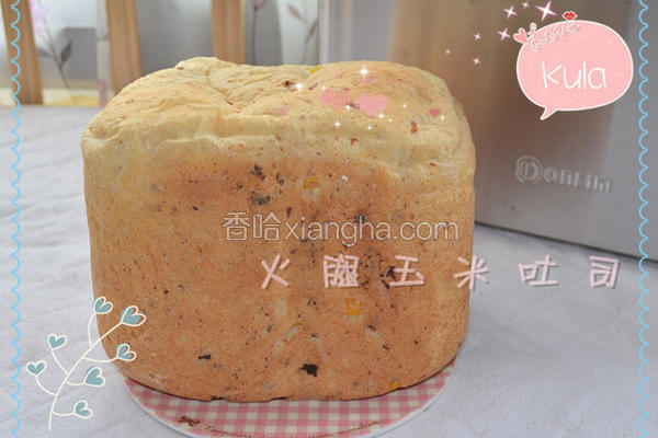 汤种火腿玉米土司