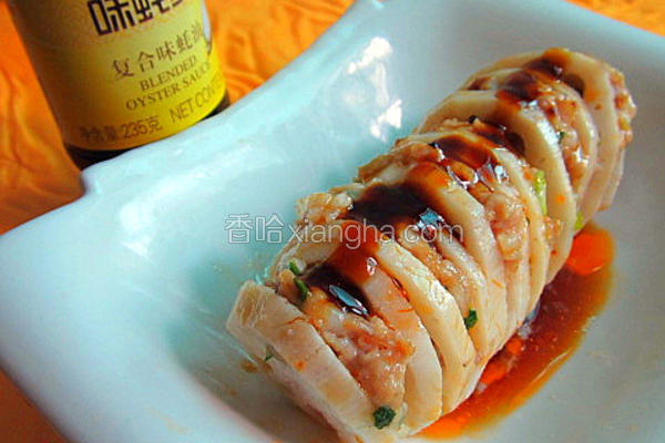 蚝油莲藕夹肉