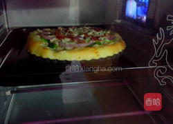 培根披萨的做法图解8