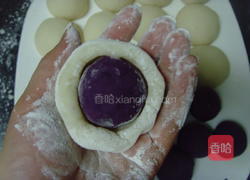 紫薯冰皮月饼的做法图解9