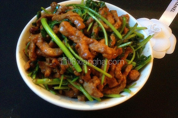 芫爆牛肉丝
