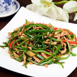 双椒炒肉丝的做法[图]