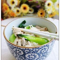 油菜肉丝面的做法[图]