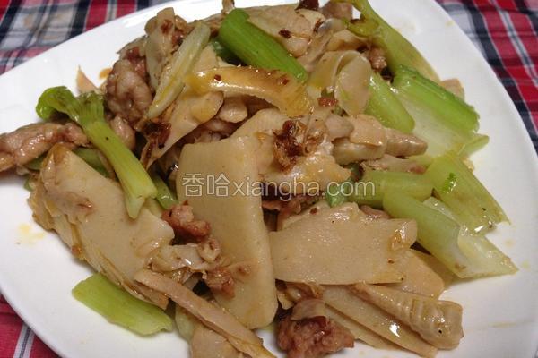 鲜笋肉片
