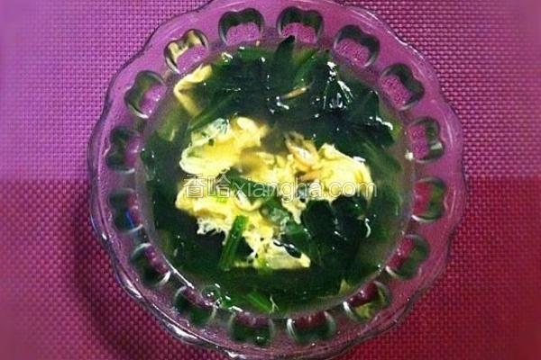 菠菜蛋花汤