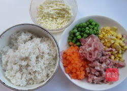 米饭披萨的做法图解1