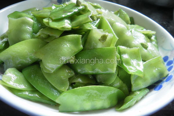 素炒豌豆荚