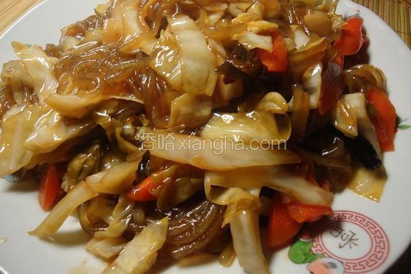 家常泡菜炒粉条