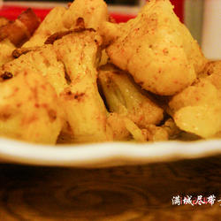 咖喱培根花菜的做法[图]