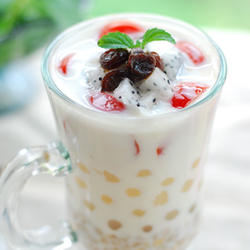 水果西米优酪乳的做法[图]