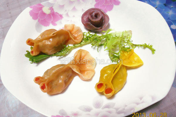 金鱼蒸饺