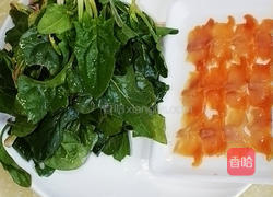 赤贝拌菠菜的做法图解1