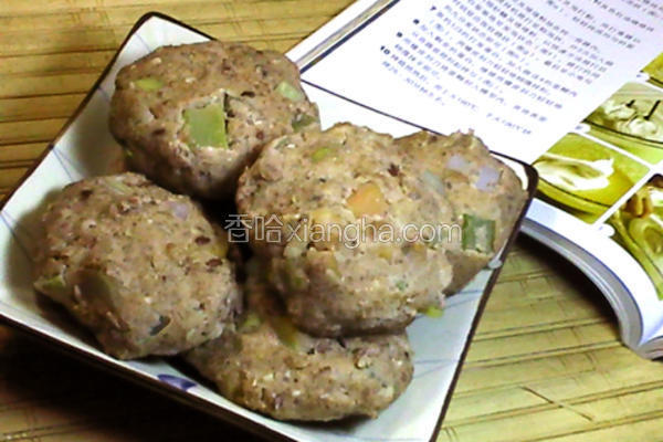 豆渣杂蔬蒸饼