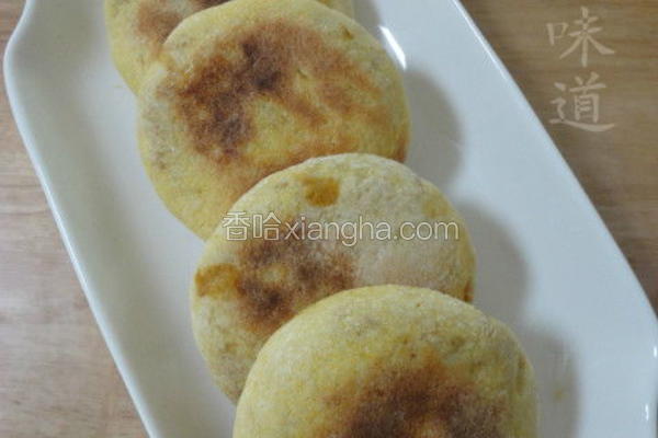玉米发面饼