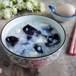 鸡肉木耳粥的做法[图]