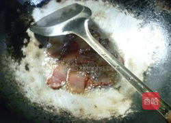 腊肉炒茼蒿的做法图解5