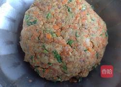 杂粮肉窝头的做法图解5