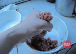 小白菜汆丸子的做法图解5