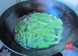 小白菜汆丸子的做法图解7