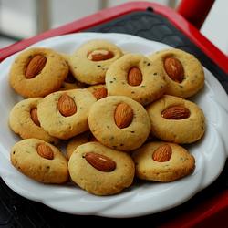 黑芝麻杏仁小西饼的做法[图]