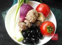 香菇橄榄焗饭的做法图解1