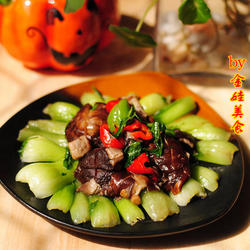 香菇烧油菜的做法[图]