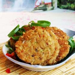 燕麦时蔬鲅鱼饼的做法[图]