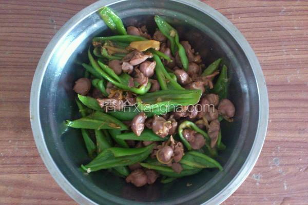 辣椒炒鸽子肾