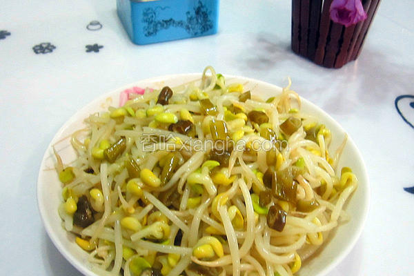 酸辣黄豆芽