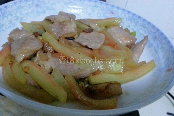 西瓜皮小炒肉