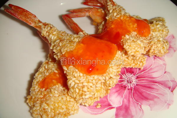 芝麻虾排