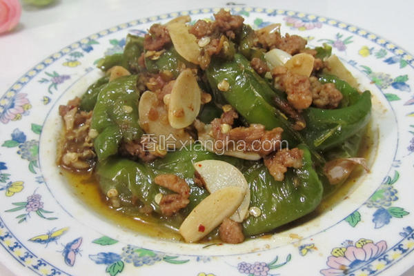 肉末煎辣椒