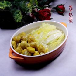营养栗子扒白菜的做法[图]