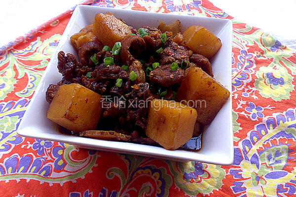 麻辣土豆焖牛杂