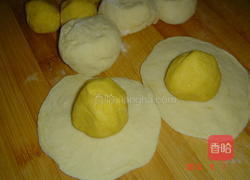 双色开花馒头的做法图解4