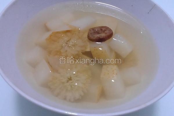 山楂冰糖炖梨