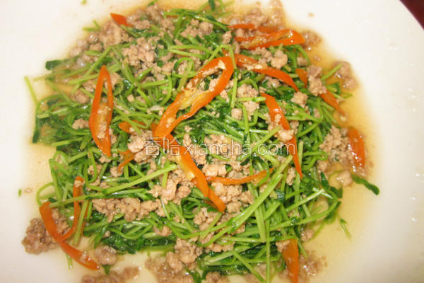 肉沫豌豆苗