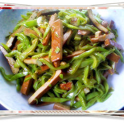 扁豆炒香干的做法[图]