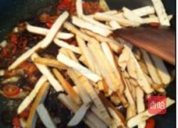 香辣香干炒韭黄的做法图解7