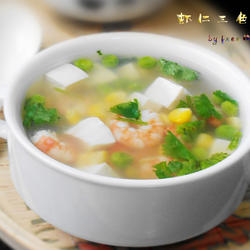 虾仁三色汤的做法[图]