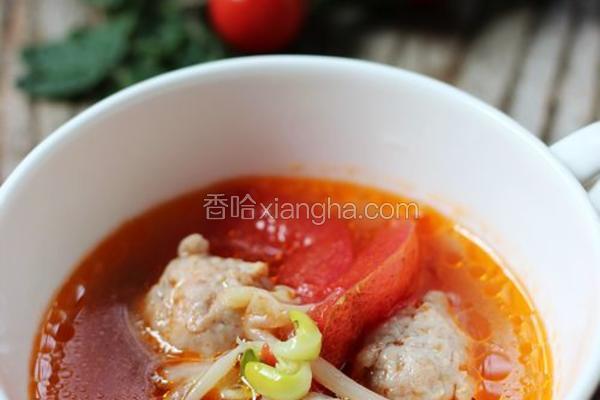 番茄肉丸汤
