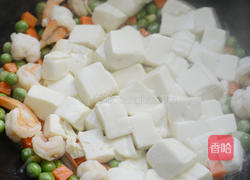 虾球烩豆腐的做法图解7