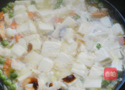 虾球烩豆腐的做法图解8