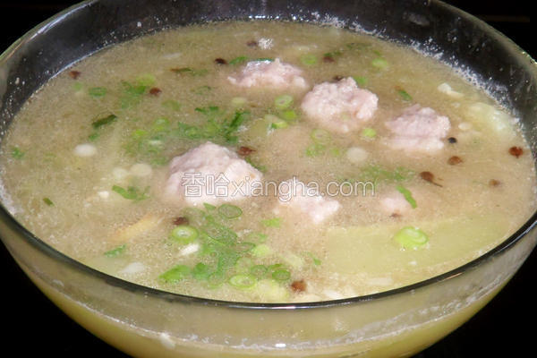 老黄瓜肉丸汤